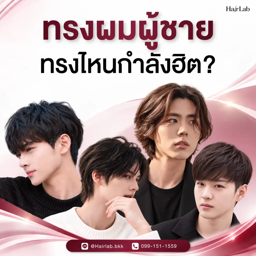 ทรงผมผู้ชาย 2026 มีทรงไหนกำลังฮิต